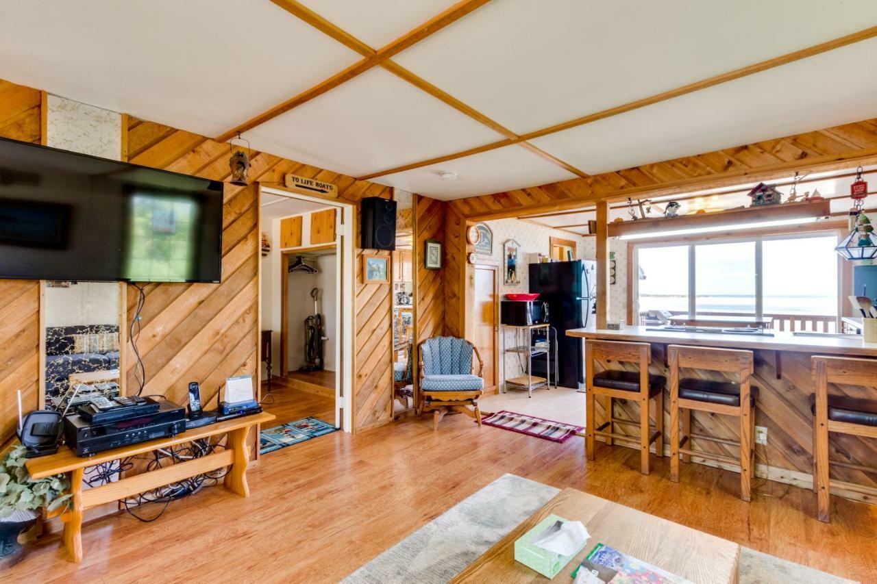 Happy Camp Beachfront Cabin Netarts Exterior foto